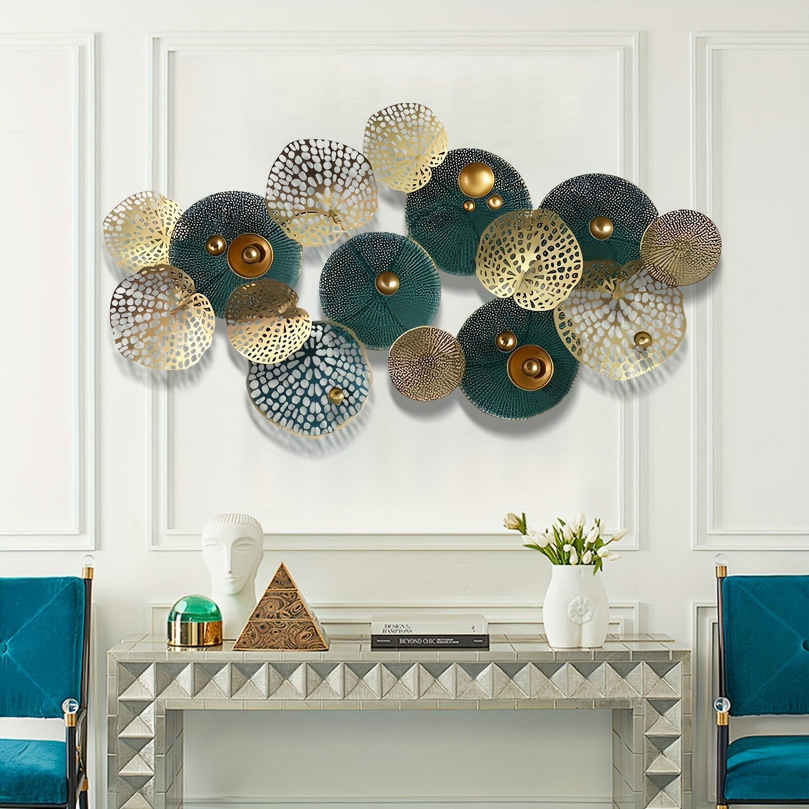 壁飾り ウォールデコレーション アイアン 壁面装飾 壁デコ ウォールアクセント インテリア おしゃれ ゴ..