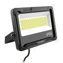 100W LED 投光器 昼白色 100V対応 IP66 防水 ledライト ワークライト 高輝度 省エネ 120°広角照明 フラッドライト 看板灯 駐車場 ガ...