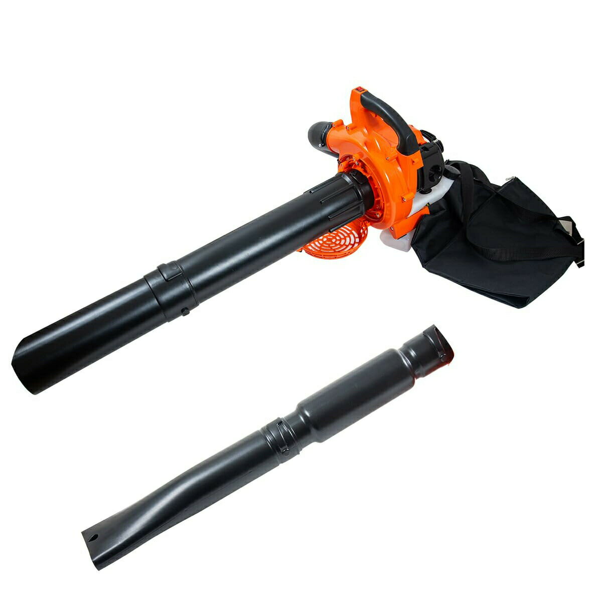 エンジンブロワー バキューム 1台2役 排気量25.4cc リーフブロワ 送風機 農場 庭掃除 吹き飛ばし 吸い..