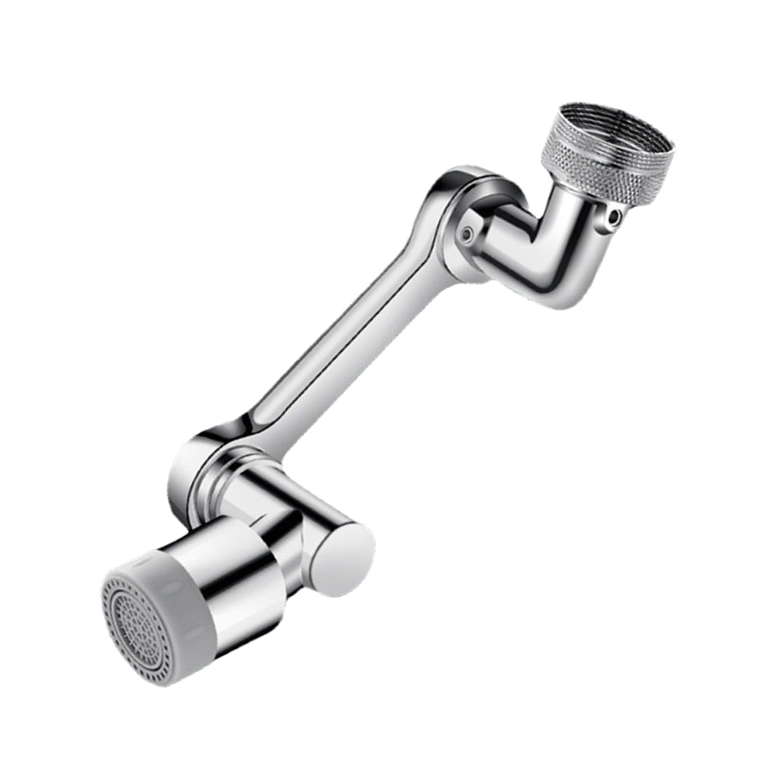 1440 °回転式の蛇口シャワーヘッド 2段階モード首振りキッチン蛇口シャワ 取り付け道具付き 伸びる節水蛇口 泡沫器 水漏れの防止 キッチン 洗面所 浴室 トイレにも適用可能 取付簡単