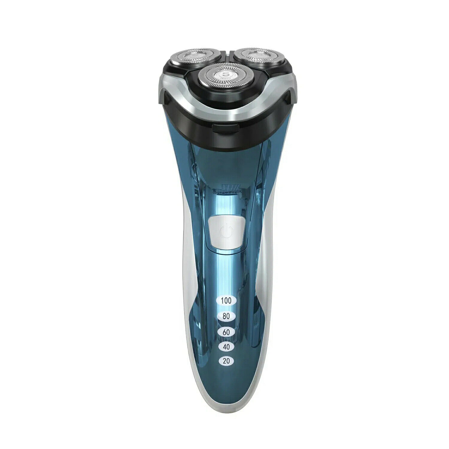 電気シェーバー 回転式 USB充交両用 お風呂剃り可 IPX7防水 メンズシェーバー トリマー 3枚刃 日本語取扱説明書付き