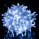 LED イルミネーションライト 30m 360球 屋外 防水 ストリングライト RGB 8パターン 複数連結可 クリスマス イルミネーション