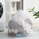 洗濯ネット ランドリーネット 大物用 80×87cm 洗濯袋 毛布 布団 大物洗い 型崩れ防止/絡み防ぎ/傷み防止 粗目メッシュ 巾着式 家庭用