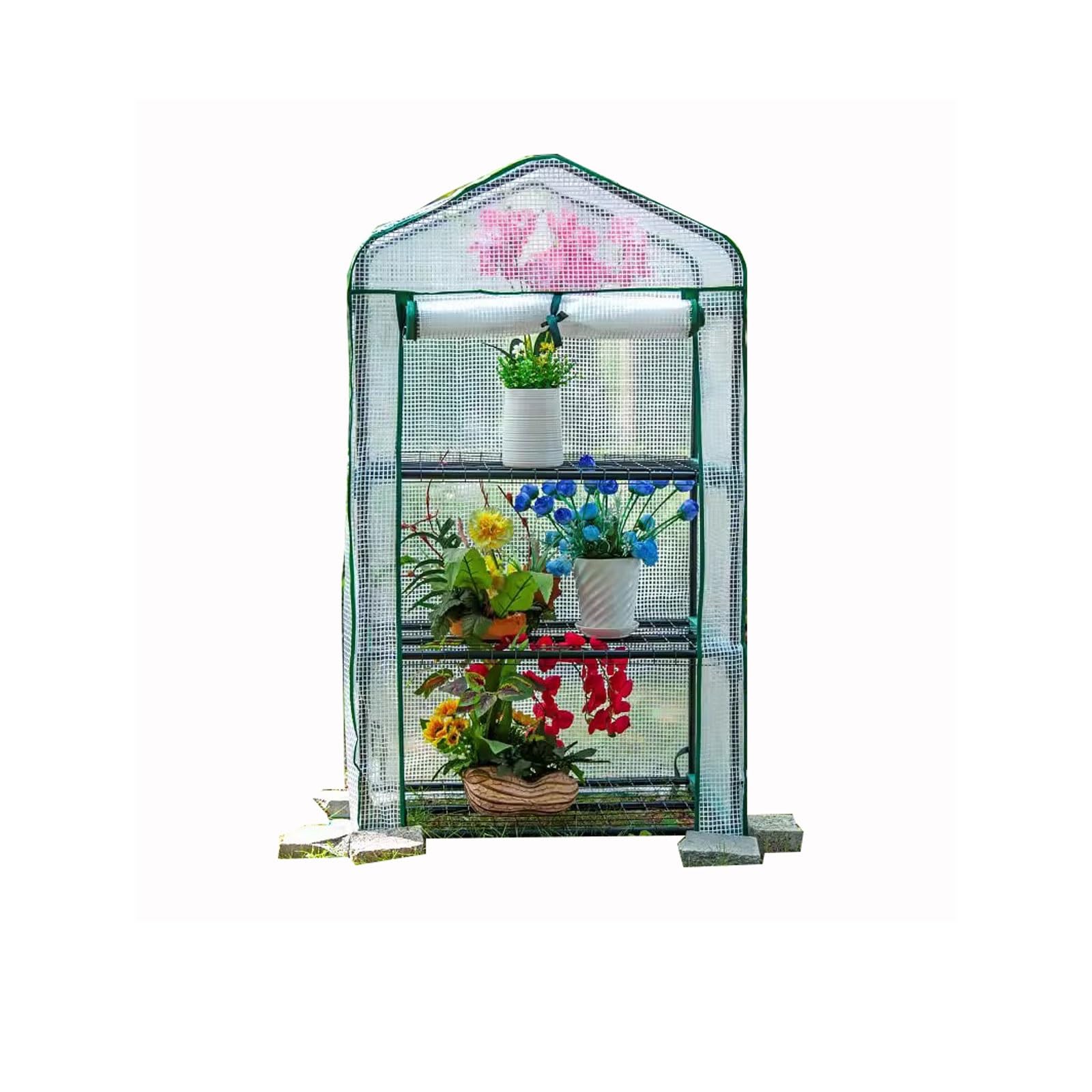 農業ビニールハウス温室ビニール室内植物の温室風対策 霜家庭用