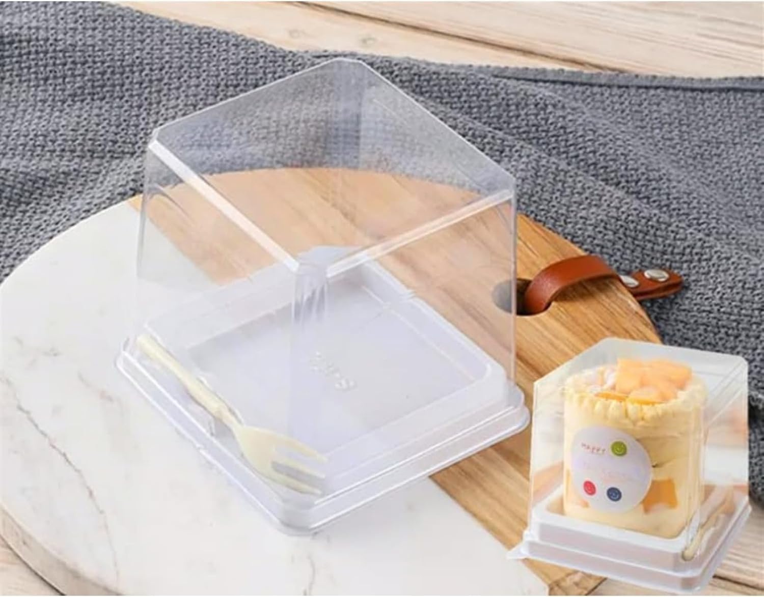 デザートディスプレイボックス フルー パーティー・結婚式・誕生日・お祝い用 包装箱 ギフトボックス 包装用 使い捨てケーキボッお菓子箱 ケーキトレイ ケーキボッ...