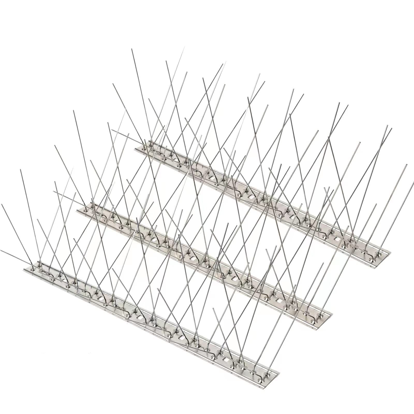 新型 鳥よけ 鳩よけ 剣山 ステン製 25cm×10個（250cm）304ステンレス針 鳥害対策グッズ 錆びに強い ト..