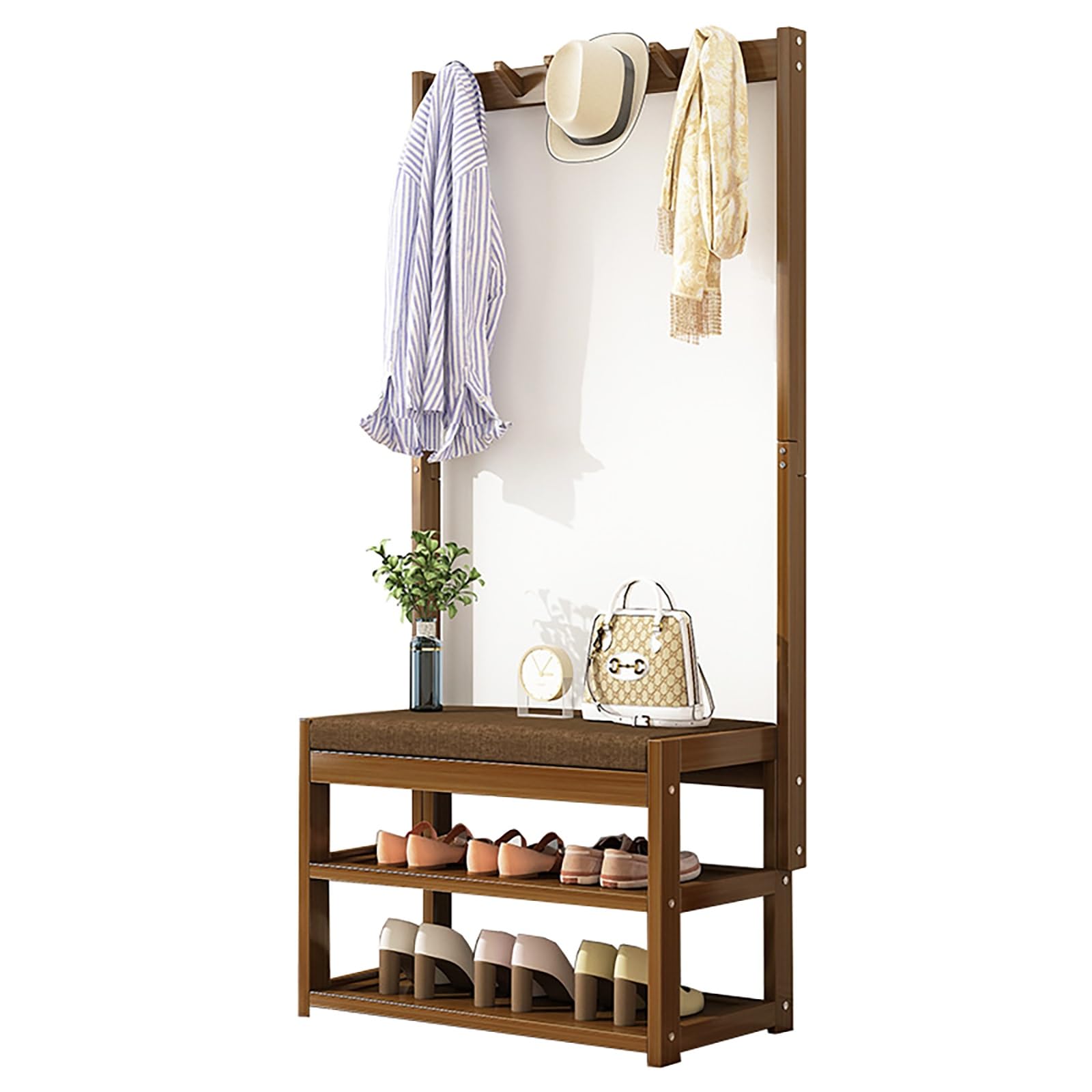 玄関ベンチ シューズラック 下駄箱 靴箱 シューズボックス 収納ベンチ 靴 収納 木製 玄関棚 玄関収納 靴入れ スリッパラック 収納スツール 腰掛け フック付...