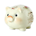 貯金箱 牛 運貯金箱 小銭入れ ポット かわいい 動物 キッズ貯金箱 卓上 新年の贈り物 札 硬貨 誕生日プレゼント