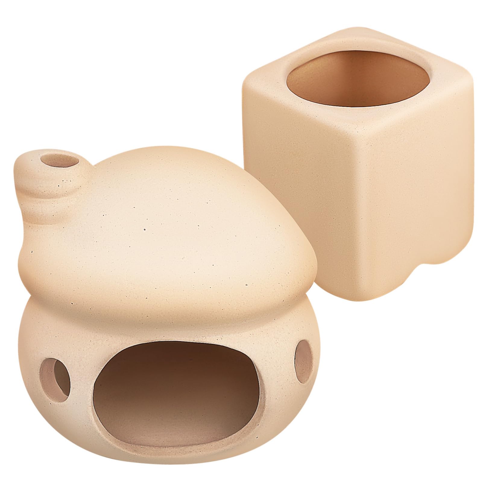 4 個 水槽造園 水槽装飾 ベタの洞窟 キノコの水槽の装飾 水槽の家 水槽の隠れ家 魚の水族館の装飾 水族館の魚の隠れ家 水槽の魚飾り ベタハウス セラ