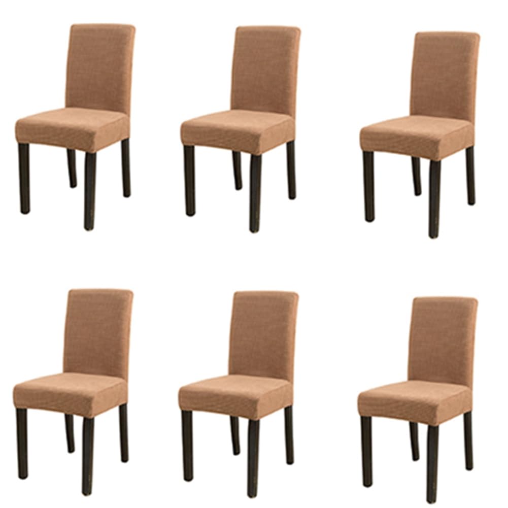 防水ダイニングルームチェアカバーストレッチジャカードパーソンチェアスリップカバー洗濯可能