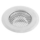 T ゴミ受け ドレンストッパー 目皿 ストレーナー ラウンド ステンレス鋼 キッチン 直径 72mm(3)