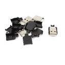 T USBオスコネクター オスコネクター アダプター 4ピン USB2.0タイプAオス 5個入り(3)