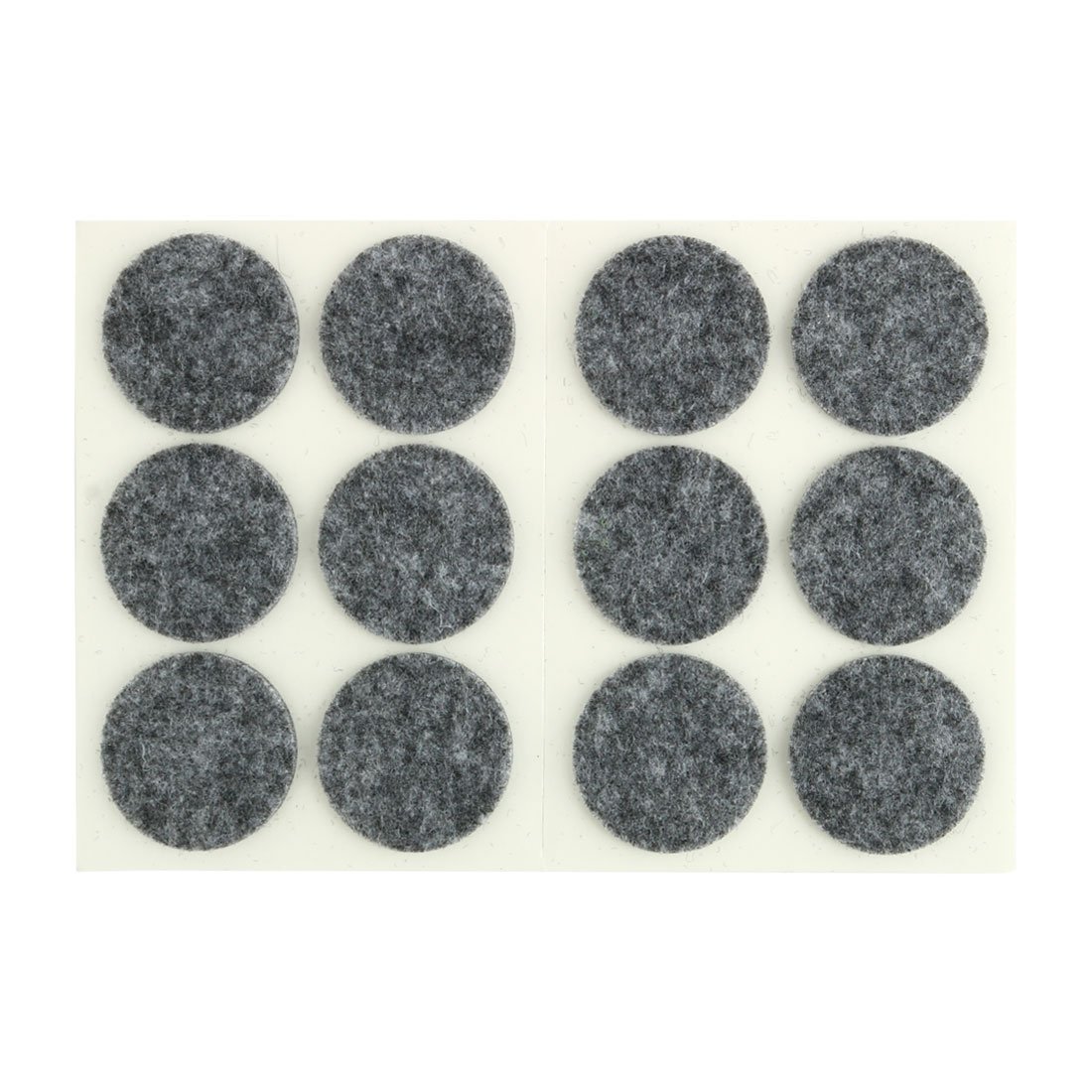 T 椅子脚カバー 椅子足キャップ イス 足キャップ 椅子の足 キズ防止 騒音防止 家具フェルトパッド テーブル 椅子足 セルフ粘着 プロテクター グレー 30mm直径 12個入り