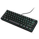 Katigan ゲーミングキーボード、61キーマルチカラー、RGBイルミネーション、LEDバックライト付き有線ゲーミングキーボード、防水ミニキーボード(2)
