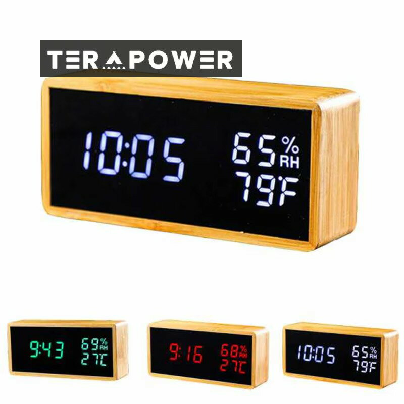 置時計 置き時計 時計 おしゃれ カレンダー 卓上 時計 置時計 人気 目覚まし時計 音感センサー 省エネ 電池式 カレンダー 日付 温度表示 LED ギ
