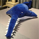 サメぬいぐるみ 特大サメ抱き枕 shark 抱き枕 大きい鮫のぬいぐるみ ふわふわ抱き枕 海洋魚クッション (グレー, 95cm)