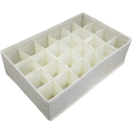 チェスト仕切りボックス　24マス（ 布製 引き出し 整理 衣類収納 ）