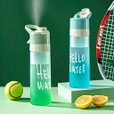 1個、シップアンドミストスポーツウォーターボトル、650mlウォーターカップ、ポータブルトラベルウォーターボトル、キャンプ、ハイキング、フィットネス、アウトドア...