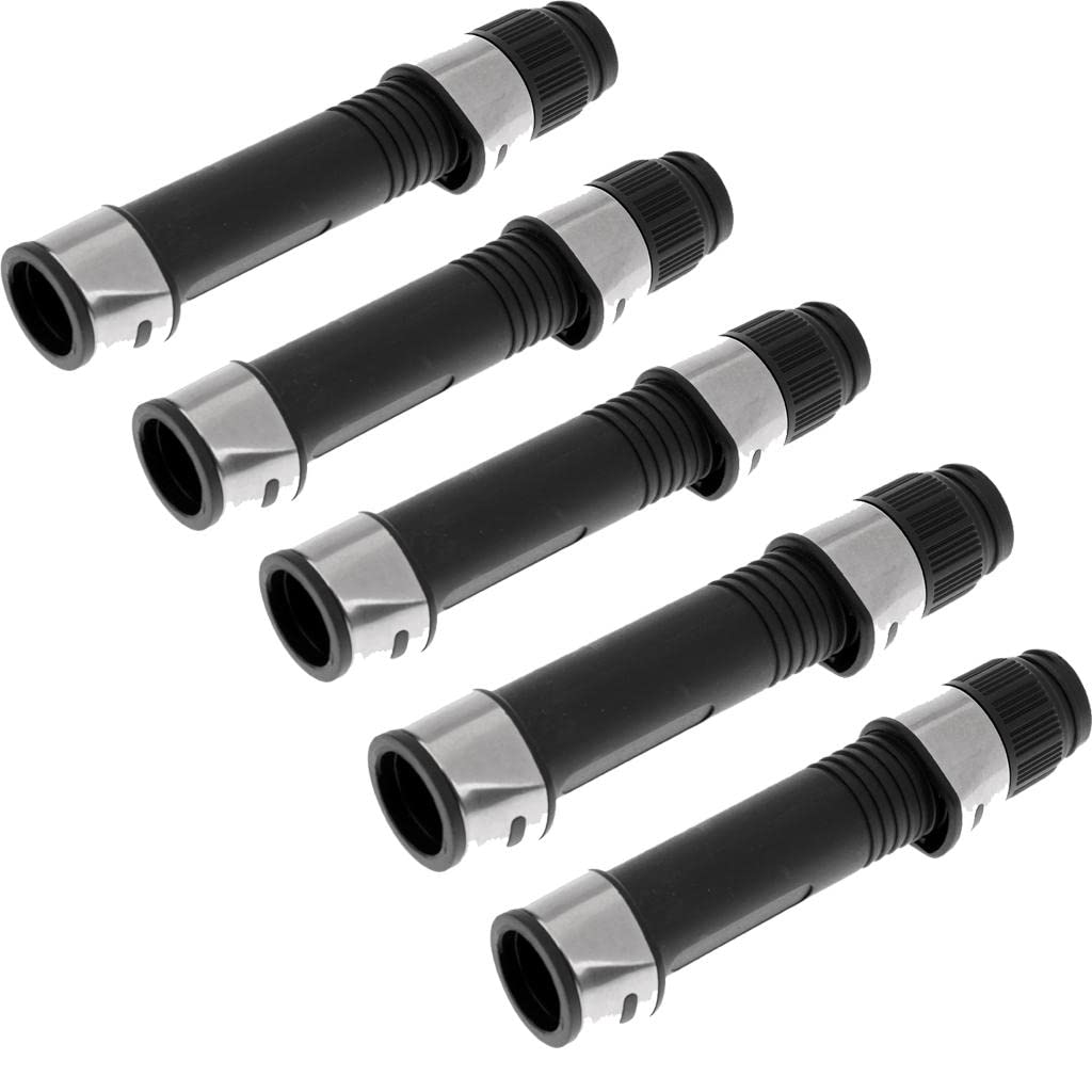 5個入り 釣りリールシート 耐衝撃性 耐腐食性 ステンレスカバー 16mm 釣り竿用