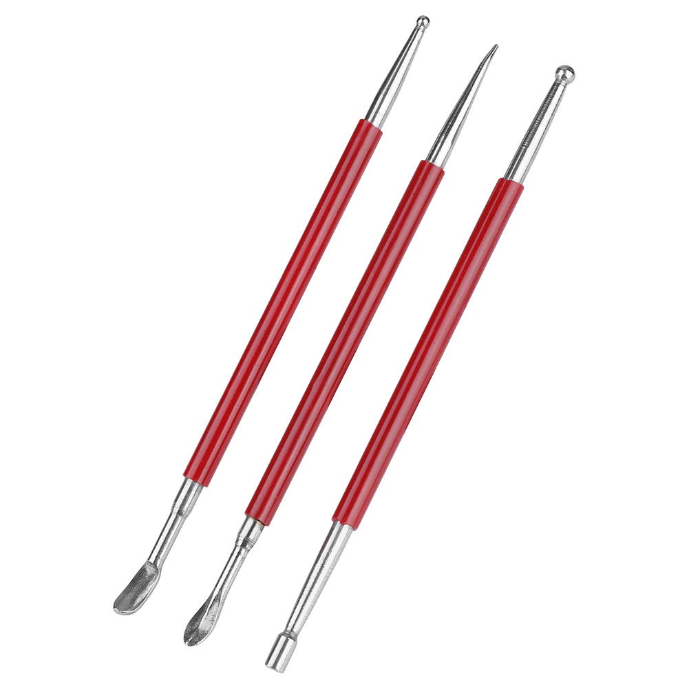 モデラ レザークラフトパーツ トレスモデラ 両面 スプーン モデラー レザークラフト ツール トレスモデ..