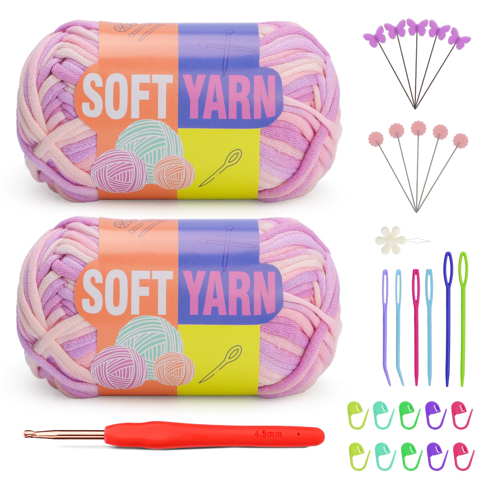 かぎ針編み用糸 2