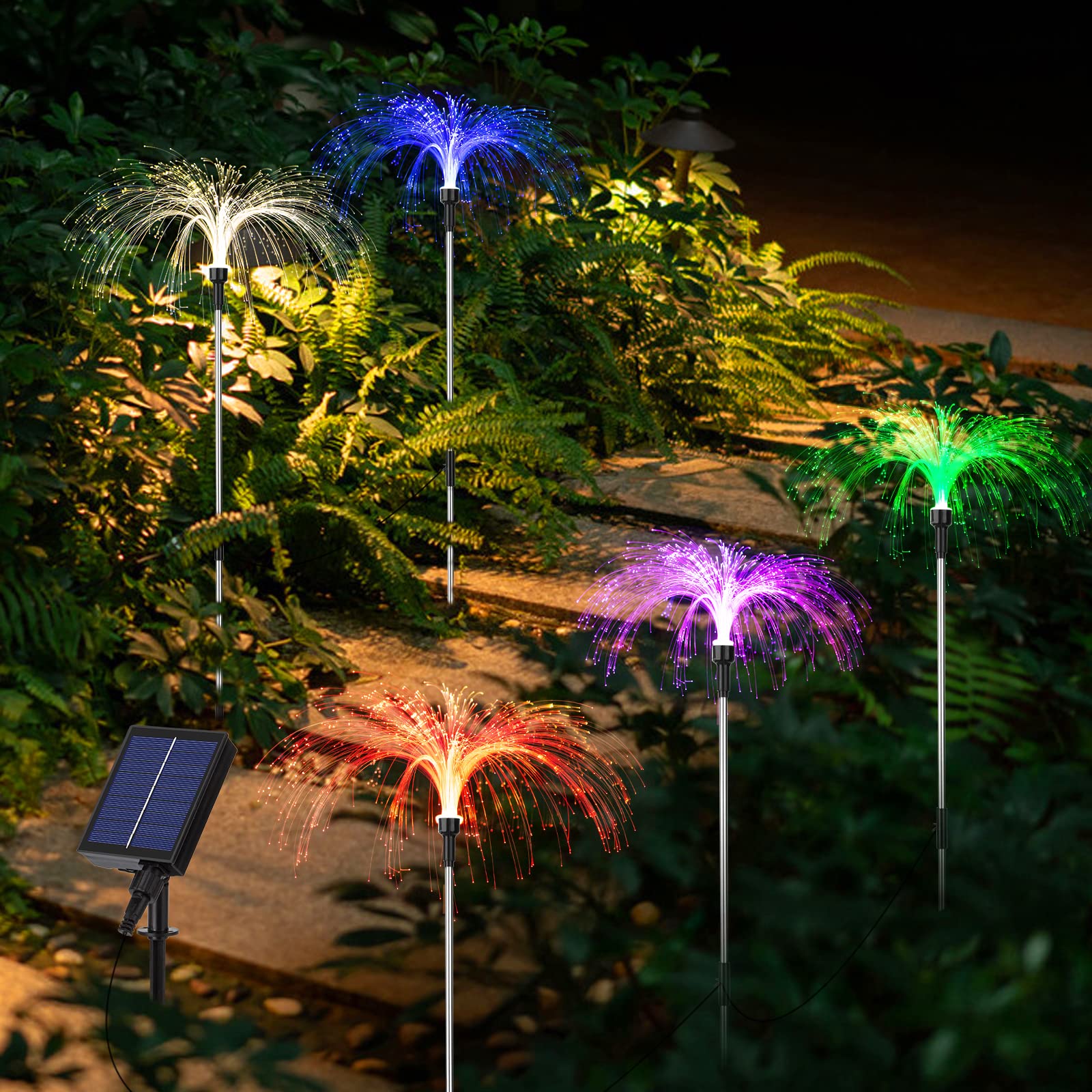 楽天明金万代ソーラーガーデンライト 5個パック アウトドア