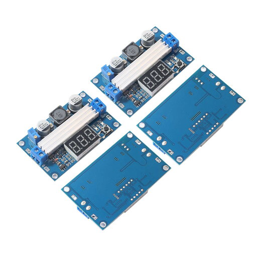 2個 LTC1871 ブーストパワーモジュール 高出力 DC-DC 100W 調節可能な出力 3.5-35V ステップアップ 電源 コンバーター モジュールボード LEDデジタル表示電圧計付き 2個 LTC1871 ブーストパワーモジュール 高出力 DC-DC 100W 調節可能な出力 3.5-35V ステップアップ 電源 コンバーター モジュールボード LEDデジタル表示電圧計付き