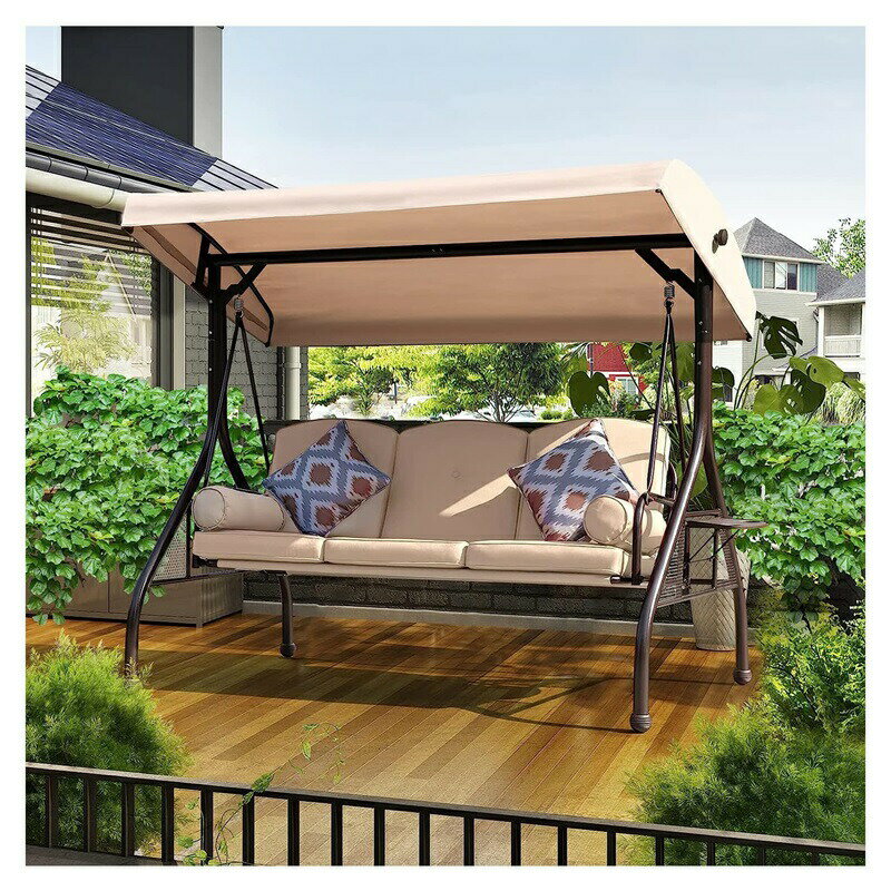 ガーデン ブランコ 屋外 二人乗り おしゃれ シェード付き ぶらんこ 日よけ 公園 庭遊び スイング ガー..