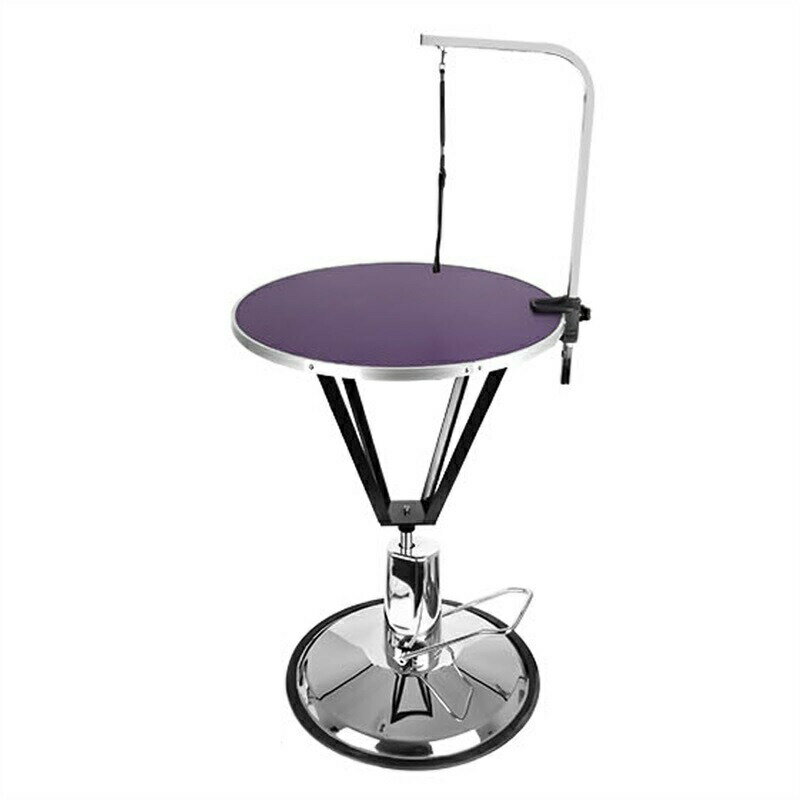 70 センチメートル油圧リフト犬用グルーミングテーブル 自宅で犬用 360° 回転デスクトップグルーミング..