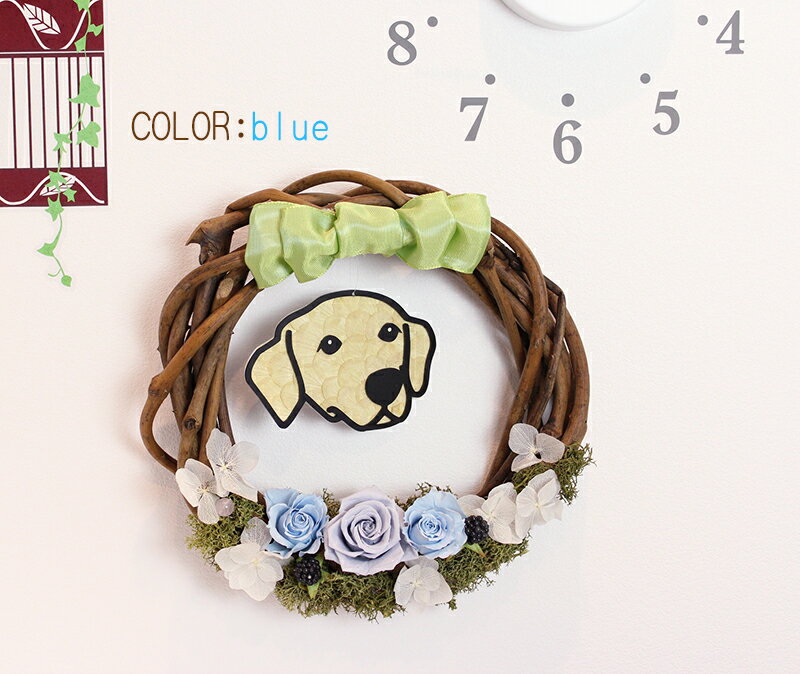 送料無料 プレゼント「アニマルフラワーリース」プリザーブドフラワー　ペット アニマル ブリザーブド お花 動物 おもしろ ギフト 犬 猫 ウサギ プレゼント リース ペットサロン 開店祝い 動物病院 退職祝い お祝い　母の日 バレンタイン ホワイトデー格安通販　バレンタイン　人気　ランキング