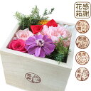 「感謝花箱」 プリザーブドフラワー 母の日 父の日 バレンタイン ホワイトデー 誕生日 結婚祝い お盆 花 フラワーアレンジメント 退職祝い 犬 誕生日 花 和風 感謝を贈る花箱ペット 和風 猫 いぬ好き ねこ好き 花 ギフト プレゼント 送料無料