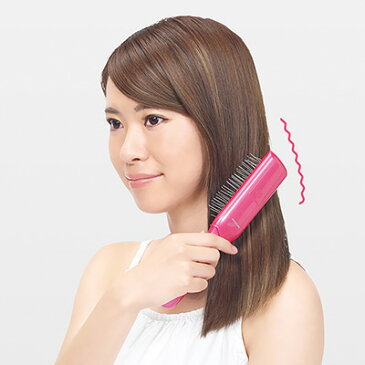 【2個以上で15％OFF】ヘアブラシ 音波振動 リセットブラシ コイズミ KBE-2901 |髪 サラサラ 電動ブラシ クシ 携帯 コンパクト 絡まり うねり パサつき クセ毛 癖毛 寝ぐせ 絡まない 子供 ツヤ ウィッグ かつら 静電気 梅雨 可愛い プレゼント お祝い 合格