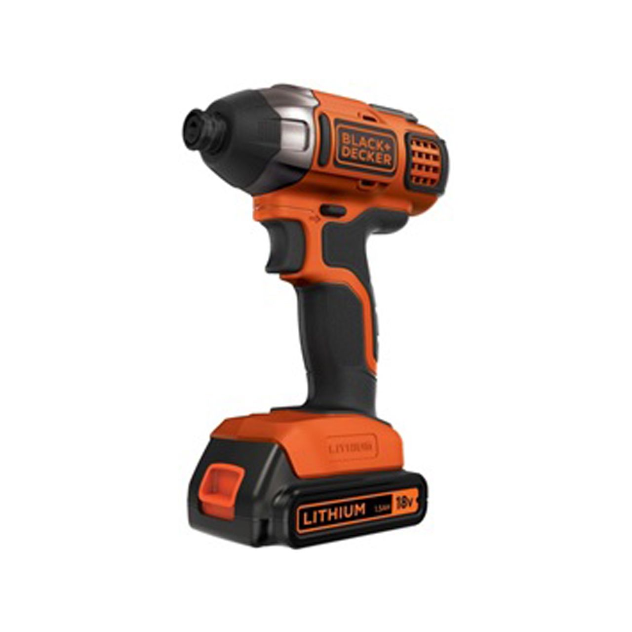 ブラック・アンド・デッカー(BLACK＋DECKER) 18V リチウムインパクトタドライバー BPCI18K1 [バッテリー1個付属] 正規品 4536178001977 ブラックアンドデッカー ブラック＆デッカー 電動ドライバー インパクトコードレスドライバー 電動工具 DIY 充電式 ビット交換簡単