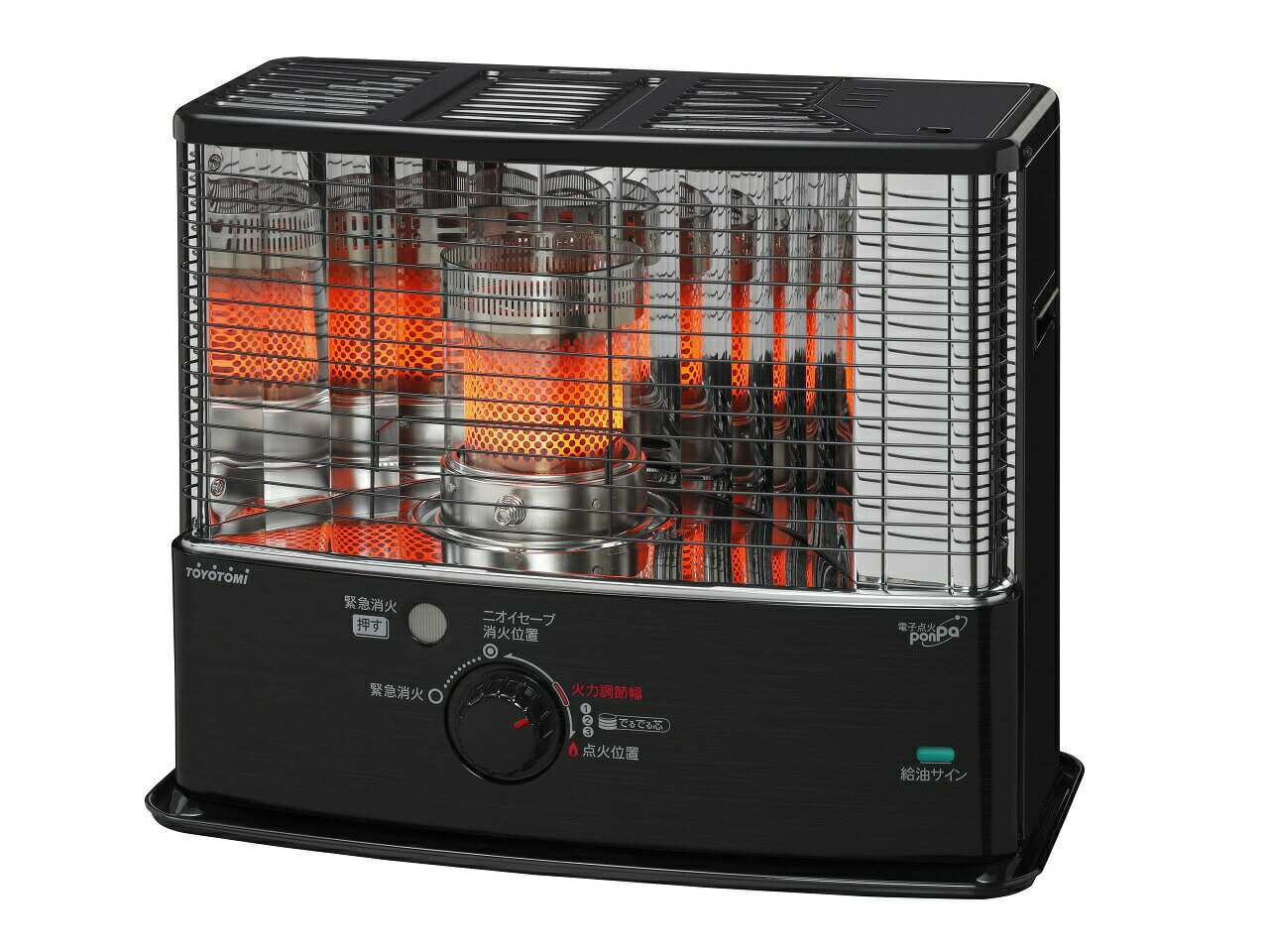 【正規品】トヨトミ 石油ストーブ ブラック RSW3024B 日本製 RS-W3024（B） | シングル燃焼 ワイドタイ..