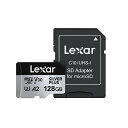 Lexar microSD silverplus 128GB LMSSIPL12 正規品 ・ SDカード UHS-Iカード レキサー LMSSIPL128G-B...
