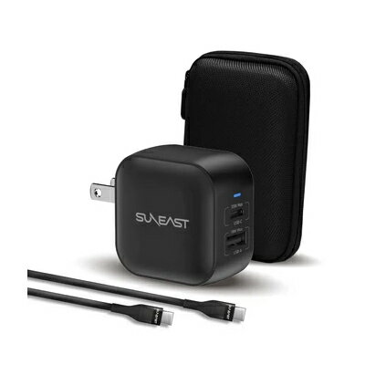 SUNEAST PD35W 1C1A USB急速充電器 黒 黒 AC035CCBK 正規品 SE-AC035CC001BKF 4573574593873