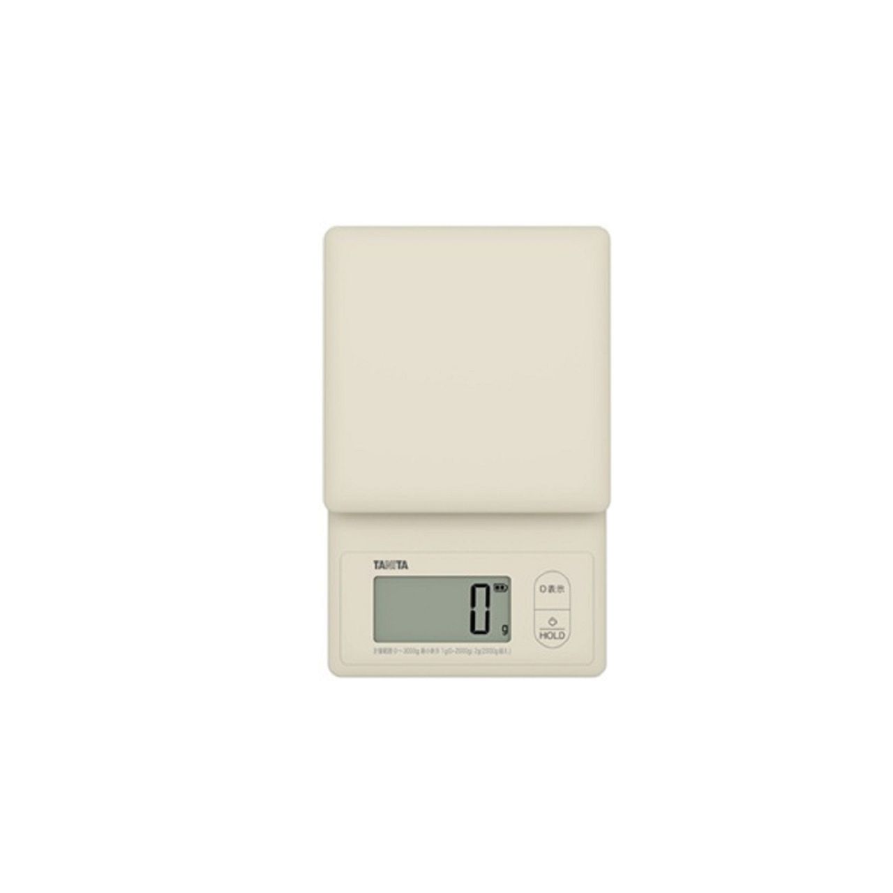 廚房秤 - タニタ 洗えるスケール ベージュ KW302BE 正規品 KW-302 BE 4904785198524