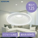 ダウンライト 125 昼光色 コイズミ照明 (BD190007B) | LED 埋込穴Φ125 白熱灯60W相当 LED一体型 KOIZUMI シンプル 省エネ 空間 演出 おすすめ LED ECO エコ リフォーム 幅広枠