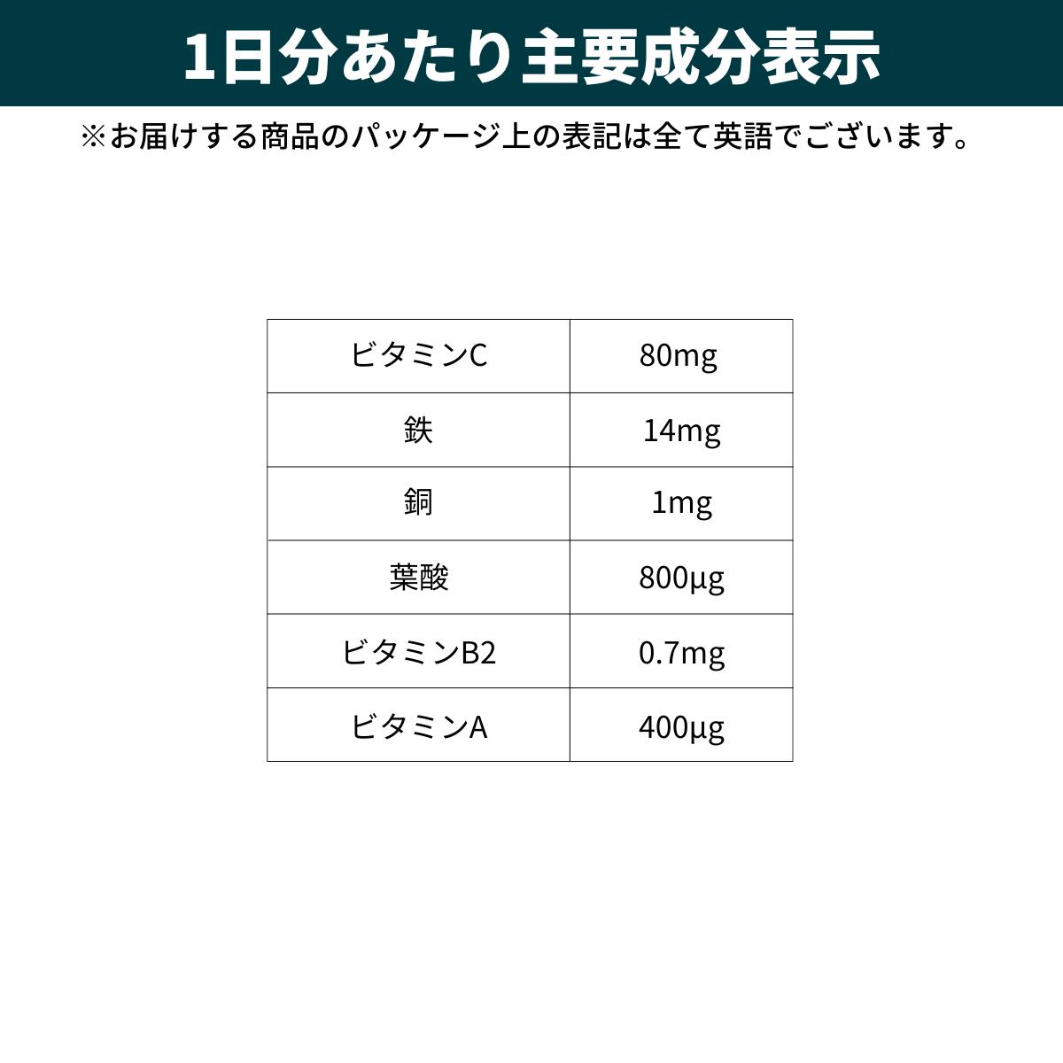 マイプロテイン 鉄分 ＆ 葉酸 サプリ 90カプセル 約3ヶ月分 【Myprotein】【楽天海外通販】 myprotein-10001139 マイプロテイン 楽天市場店 サンプル画像2