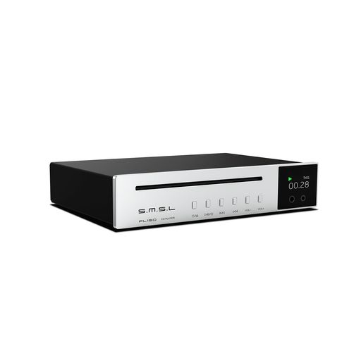 S.M.S.L PL150 CDプレーヤー ヘッドホンアンプ プリアンプ 一体型 「CS43198」フラッグシップ DAC IC搭載 / 4.4・3.5ヘッドホンアンプ出力端子付き / 同軸デジタル・光デジタル出力対応 ディスクプ…