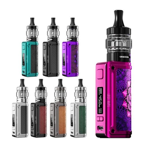 Lost Vape Thelema Miniは、最大45Wのパワーを持つ新世代のタンクMOD&amp;ポッドMODで、よりキュートなミニサイズと内蔵1500mAhバッテリーが調和し、長時間のベイプ体験を満足させます。2つの異なる交換可能UB Liteコイルを装備し、Thelema Miniはニコチン満足度を達成するために、優れたフレーバーの提供するように努力しています。また、エレガントでクラシカルな外観は、スターターキットとして最適です。 Thelema MiniセットはタイトMTL、ルースMTL、RDL、DTLに完全対応しています。エアフロー制御からコイルメカニズムまで、両端での全領域で最適なパフォーマンスを発揮するように完全に設計されています。さらにお好みのエアフロー体験に合わせて、RDLとMTLのドリップチップの2つのオプションが付属します。 いつでもポッドに変換!ポッドの愛好家は、タンクキットバージョンを購入することで、510 mod をPod Mod デバイスに変換できます。注意:UB LITEポッドタンクが付属しませんので、別途購入が必要です。