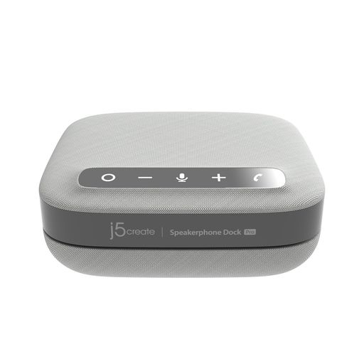 j5create スピーカーフォン ドッキングステーション 会議用 マイクスピーカー web会議マイク Bluetooth/USB-A 10Gx2 USB-C 10Gbps PD100W充電ポート HDMI x2(MST)、有線LAN 連結機能