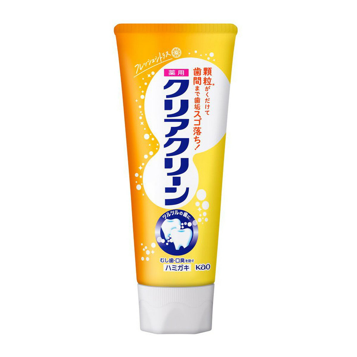 花王 薬用 クリアクリーン フレッシュシトラス 120g ハミガキ