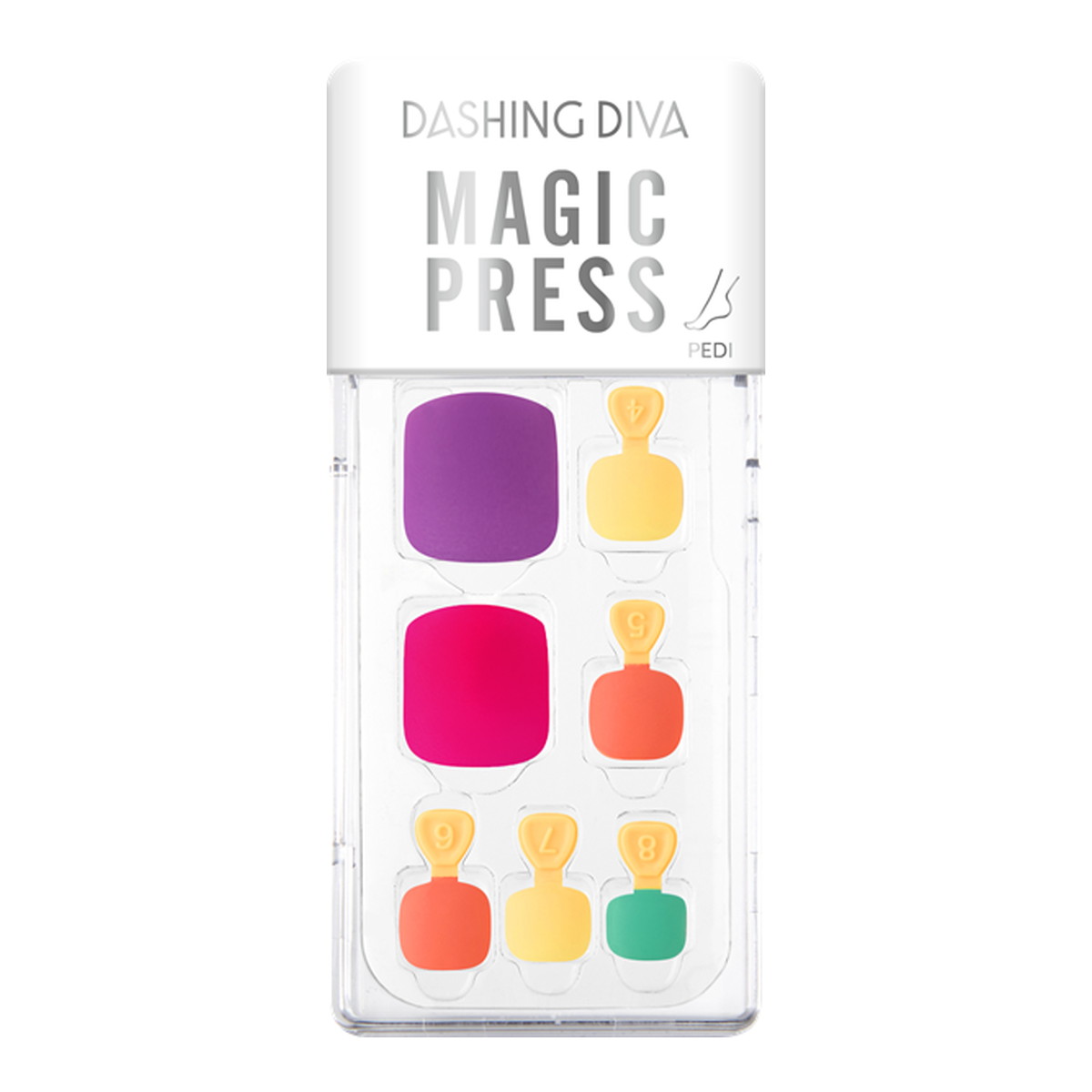 【×2個 配送おまかせ】DASHINGDIVA ダッシングディバ マジックプレス MJP390P パープルピンクバブル 24枚