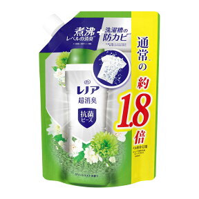 P&G レノア 超消臭 抗菌ビーズ グリーンミスト つめかえ用 特大サイズ 760ml