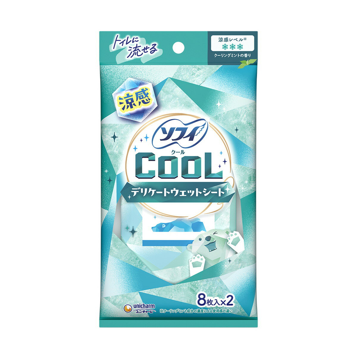 商品名：ソフィ クール 涼感 デリケートウェットシート 8枚入×2 トイレに流せる ユニ・チャーム内容量：8枚×2JANコード：4903111781690発売元、製造元、輸入元又は販売元：ユニ・チャーム原産国：日本区分：化粧品商品番号：101-r001-4903111781690商品説明ひんやり成分配合で、ひんやり涼感で気分をフレッシュにできるデリケートウェットシートです。使用方法トイレの詰まりを避けるため、1枚ずつ流してください。トイレに流す場合は「大」の水流で流してください。広告文責：アットライフ株式会社TEL 050-3196-1510 ※商品パッケージは変更の場合あり。メーカー欠品または完売の際、キャンセルをお願いすることがあります。ご了承ください。