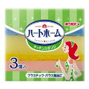 【今だけお得!数量限定セール】キクロン ハートホーム キッチンスポンジ ソフト 3個入◇
