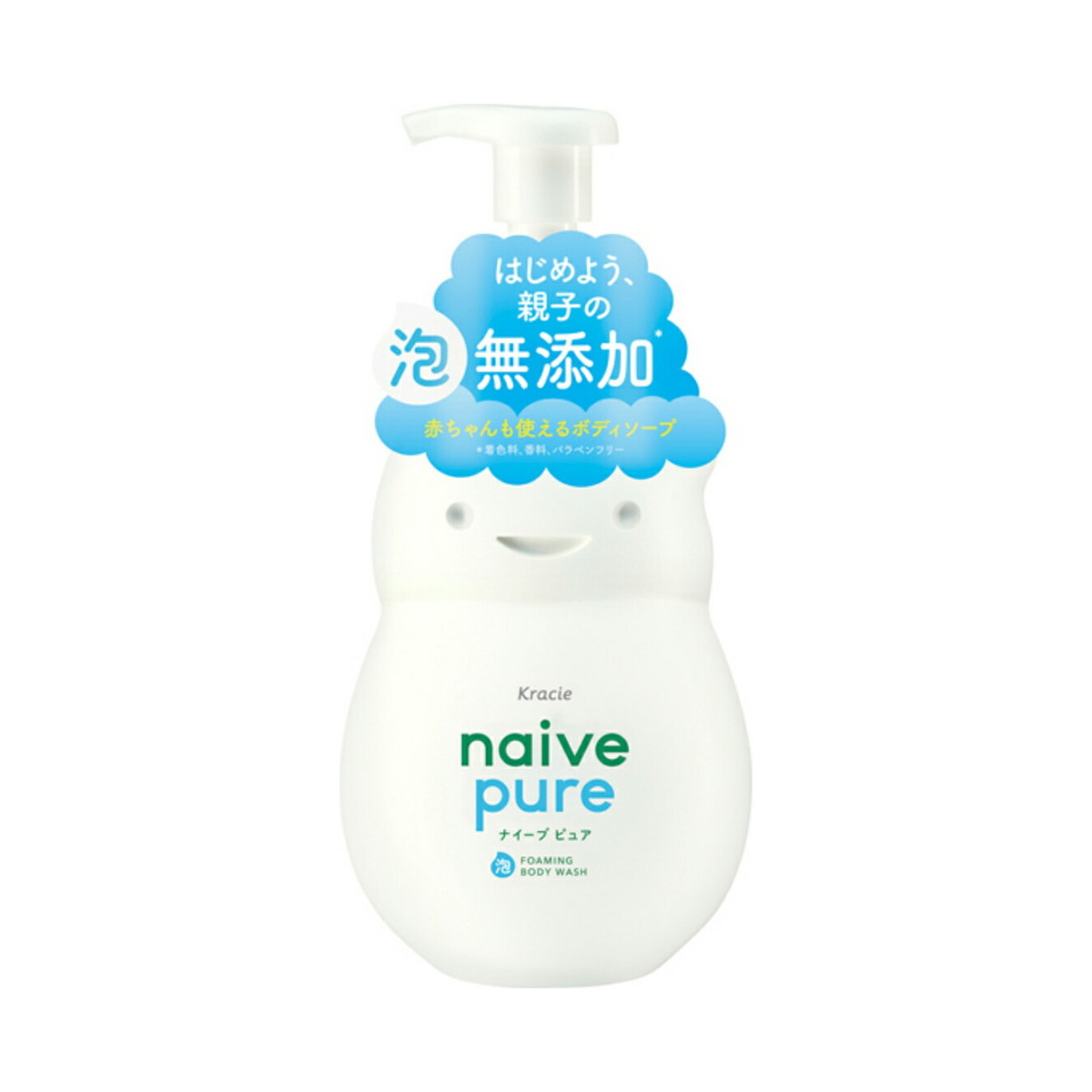 【送料込・まとめ買い×3個セット】クラシエ ナイーブピュア 泡ボディソープ ジャンボ 550ml