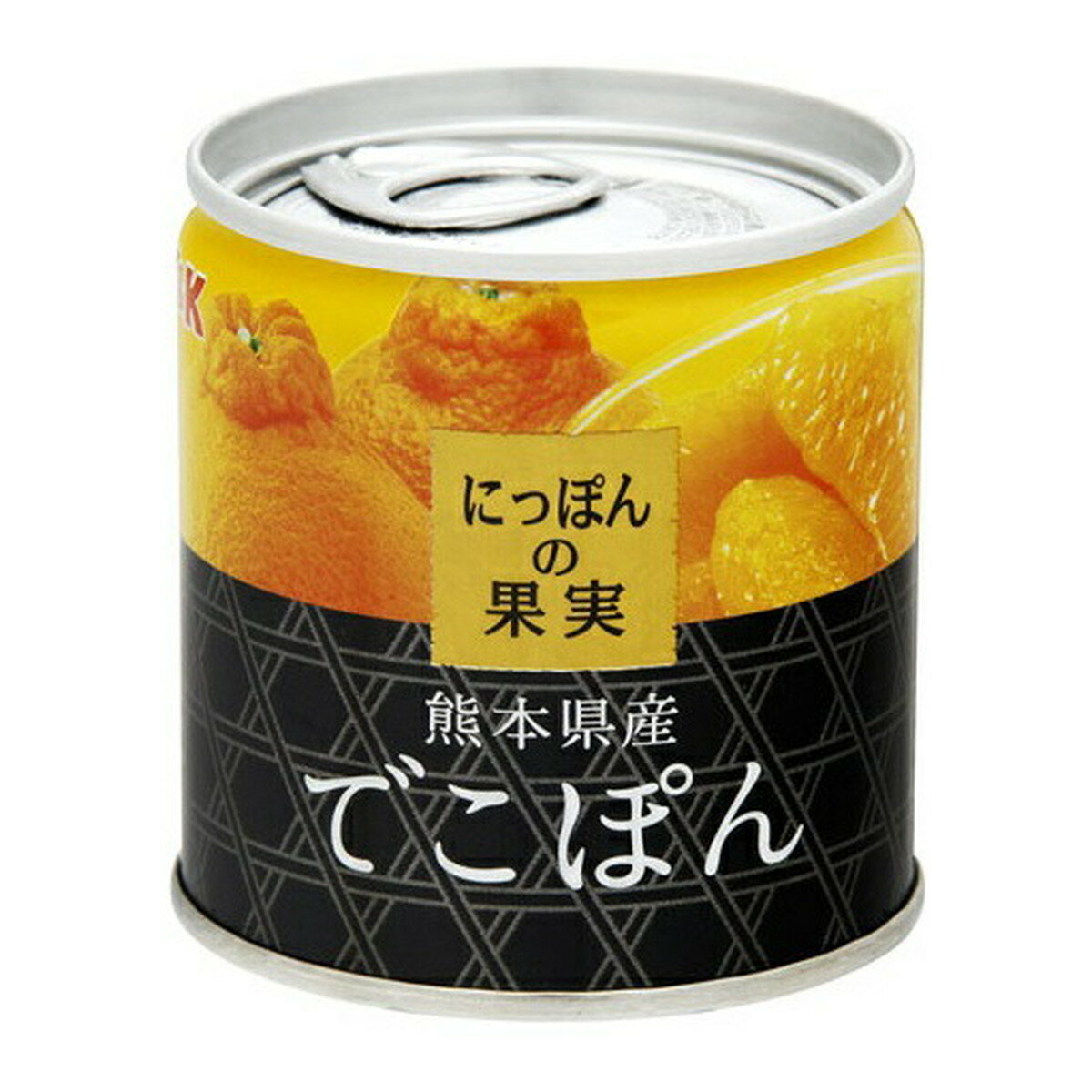 【送料込・まとめ買い×24個セット】国分 KK にっぽんの果実 熊本県産 でこぽん 缶詰 185g(食品 缶詰め フルーツ)(4901592905178)