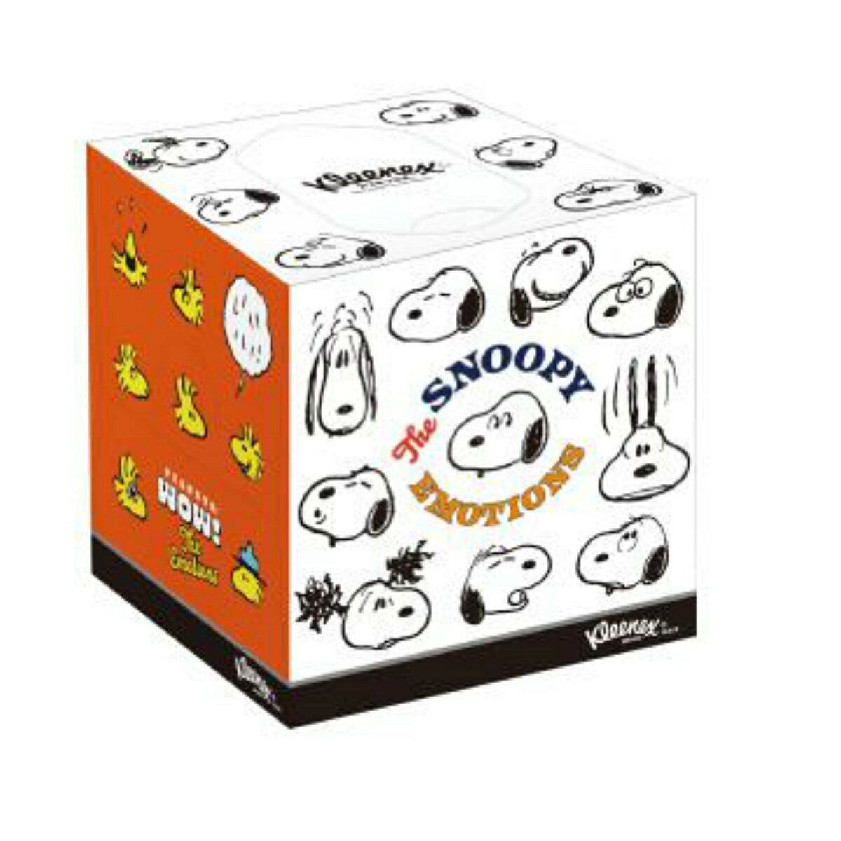 【送料込・まとめ買い×4個セット】日本製紙クレシア クリネックス ティシュー スヌーピー 160枚(80組)